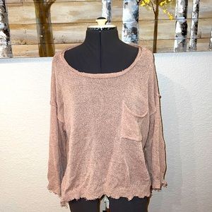 Easy Days Loose Knit Top